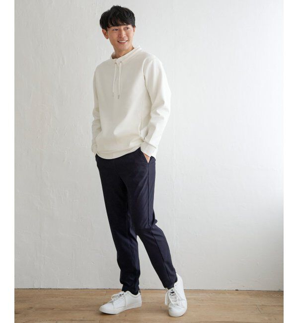 ikka「【抗菌防臭】GOKU楽ダンボールルーイーカラー」|パーカー|