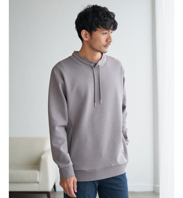 ikka「【抗菌防臭】GOKU楽ダンボールルーイーカラー」|パーカー|