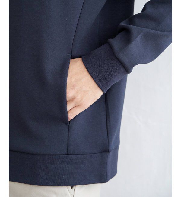 ikka「【抗菌防臭】GOKU楽ダンボールルーイーカラー」|パーカー|