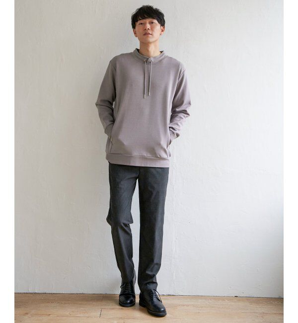 ikka「【抗菌防臭】GOKU楽ダンボールルーイーカラー」|パーカー|