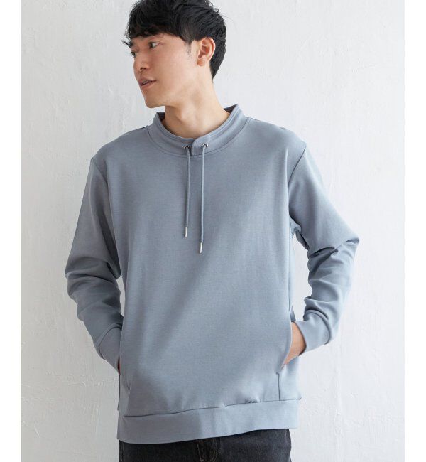 ikka「【抗菌防臭】GOKU楽ダンボールルーイーカラー」|パーカー|スカイブルー