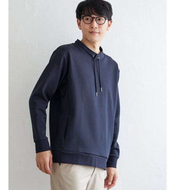 ikka「【抗菌防臭】GOKU楽ダンボールルーイーカラー」|パーカー|