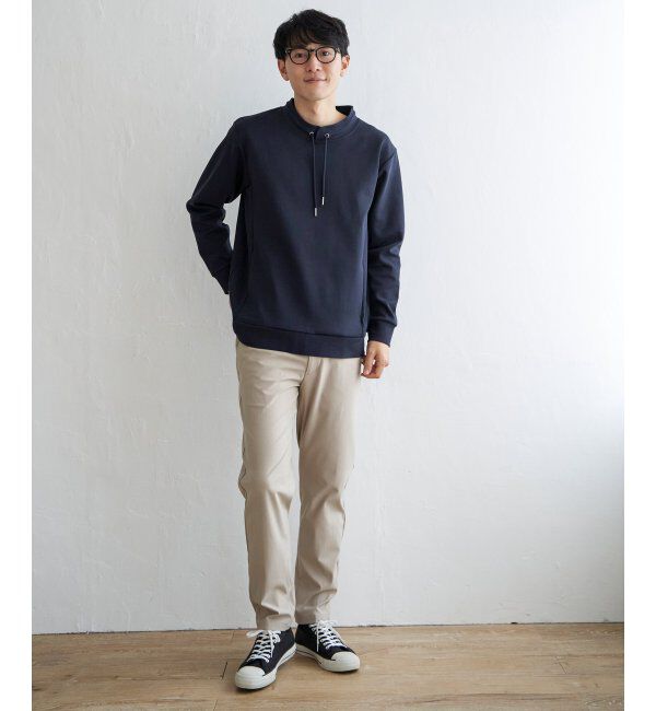 ikka「【抗菌防臭】GOKU楽ダンボールルーイーカラー」|パーカー|