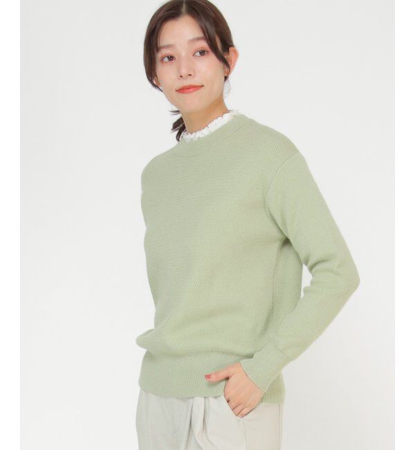 Lbc with Life「ハニカムニットプルオーバー」|カーディガン|グリーン