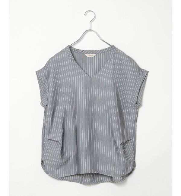 Lbc with Life「VネックTブラウス」|シャツ・ブラウス|