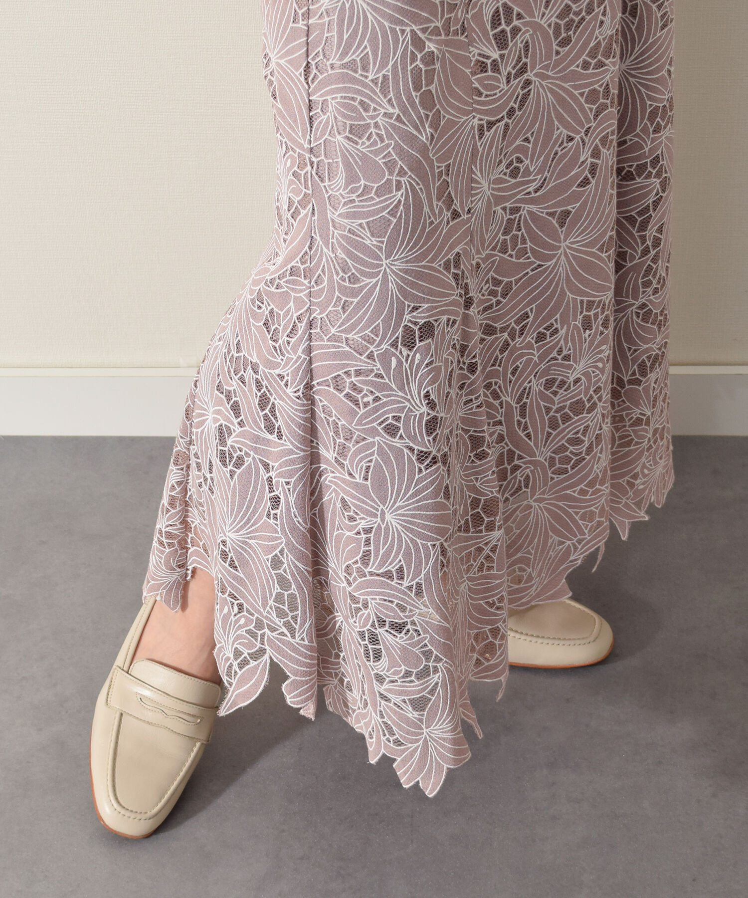 IMPORT SELECT「【CORSO ROMA 9】スクエアトウフラットソフトシューズ(W51616)」|ローファー|