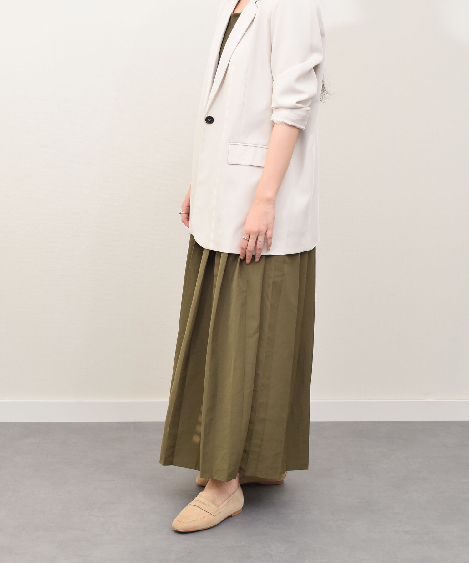 IMPORT SELECT「【CORSO ROMA 9】スクエアトウフラットソフトシューズ(W51616)」|ローファー|