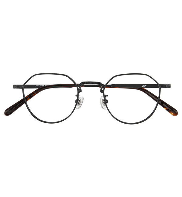  「クラウンパント型 メガネ｜ オシャレで高級感のあるメタルフレーム Zoff レンズ交換券付き」|メガネ|