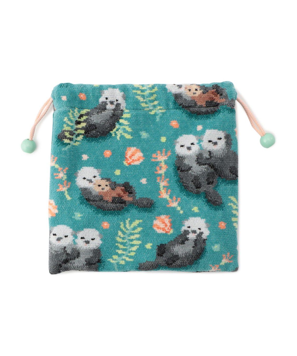 LOVERARY BY FEILER「プカプカラッコ　巾着　L/PPR-253069」|ポーチ|