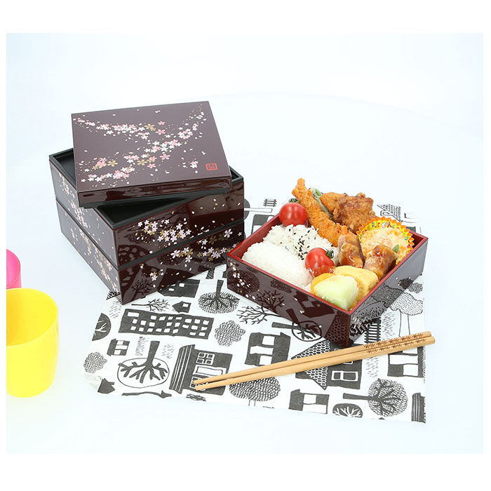 BACKYARD FAMILY「重箱 三段 通販 桜 3段 お重 5寸 ランチボックス ファミリーサイズ お重箱 おせち お花見」|食器・キッチングッズ|