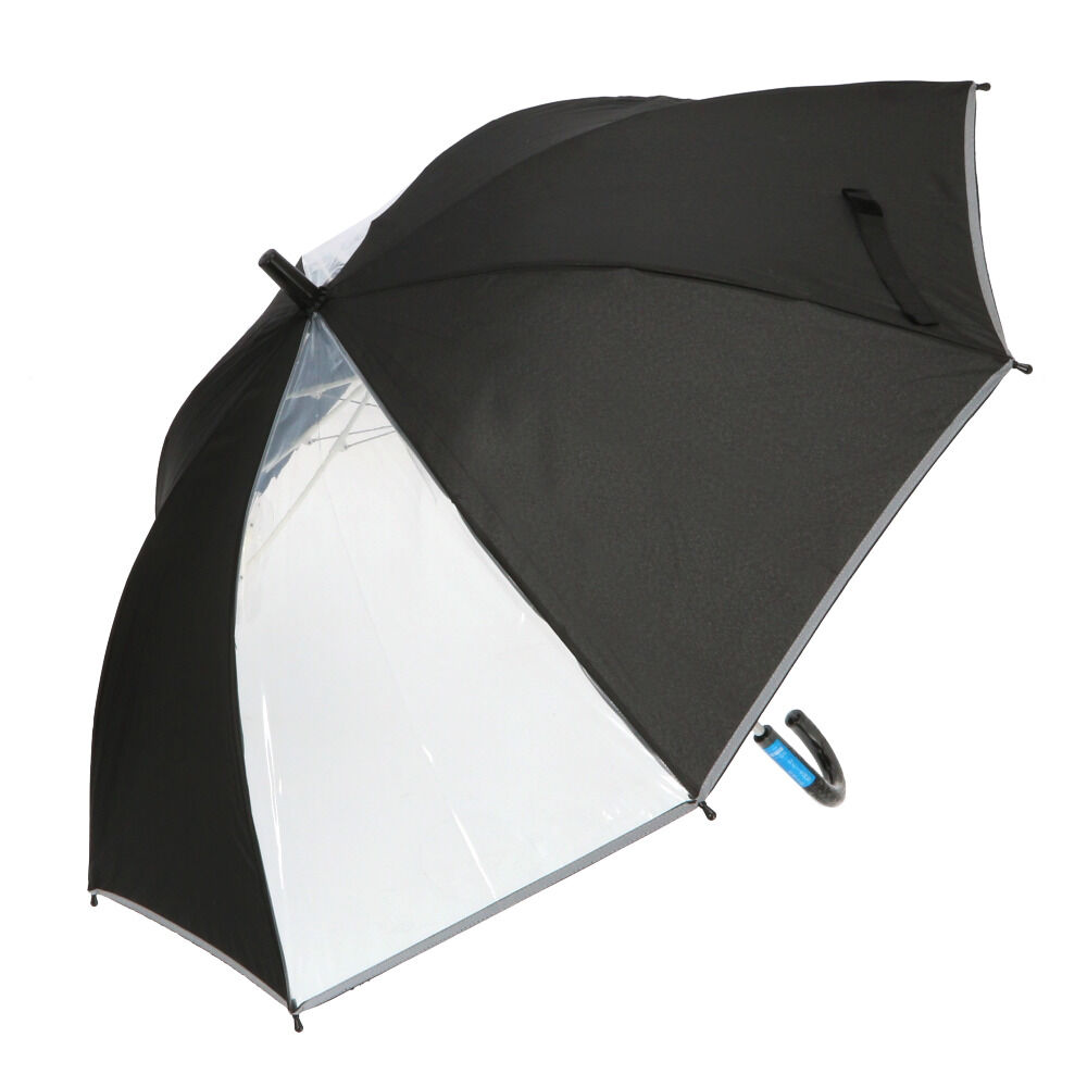 BACKYARD FAMILY「傘 キッズ 子供用 55cm 通販 小学生 男の子 女の子 ジャンプ傘 かさ 55 ワンタッチ傘」|傘|ブラック1