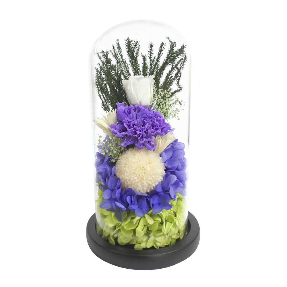 BACKYARD FAMILY「プリザーブドフラワー 仏花 通販 お供えガラスドーム 光莉 ひかり お供え物 おしゃれ 枯れない」|その他|その他7