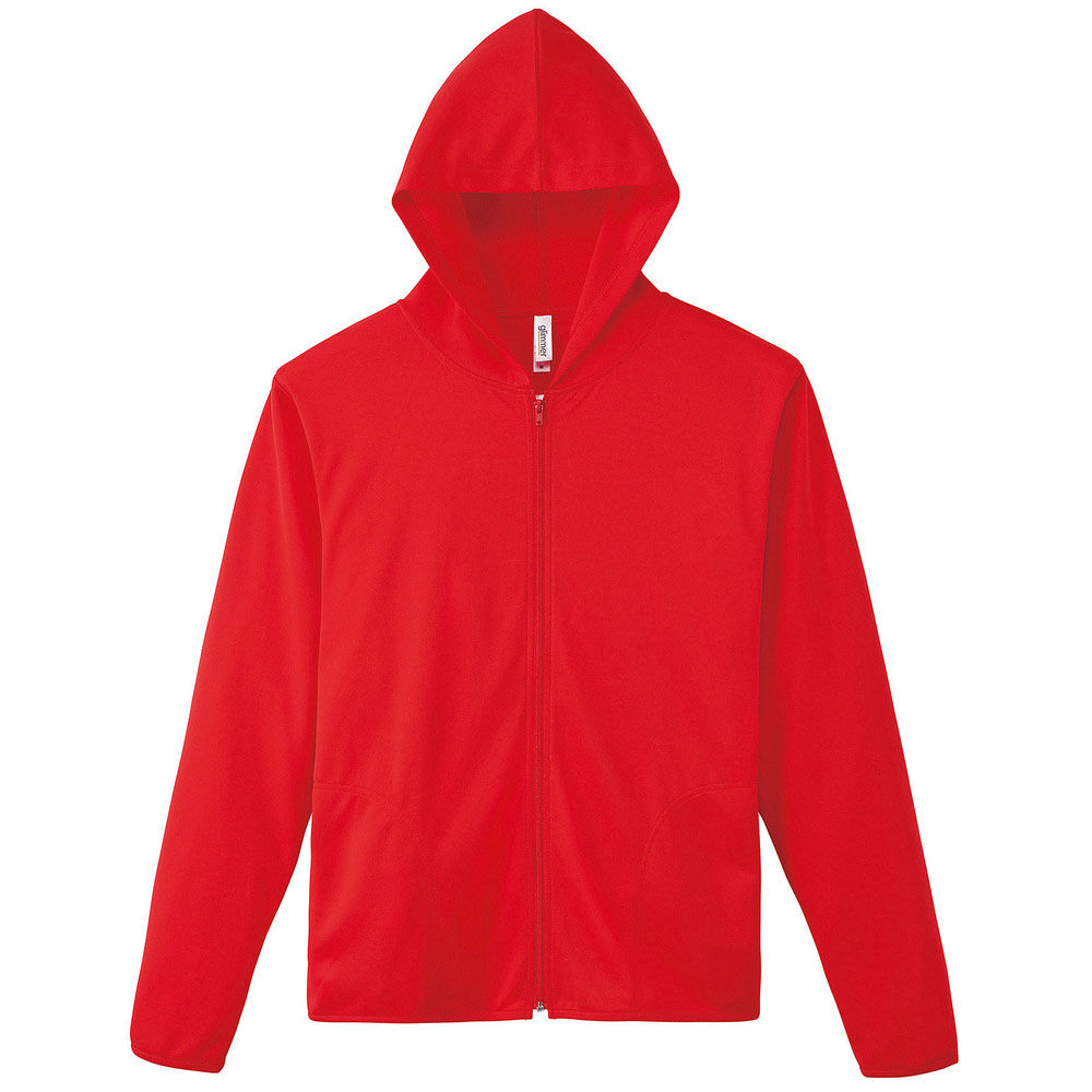 BACKYARD FAMILY「グリマー パーカー glimmer 00338-AMZ 通販 メンズ ジップアップパーカー」|パーカー|レッド1