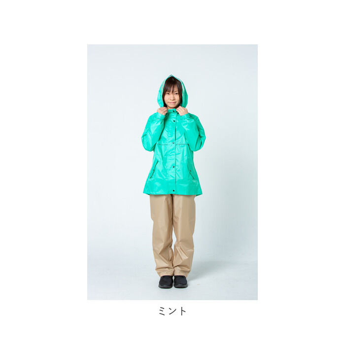 BACKYARD FAMILY「レインコート 上下 通販 セット レインスーツ スリム 軽量 レインウェア レディース 雨具」|その他|