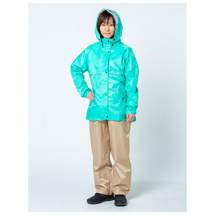 BACKYARD FAMILY「レインコート 上下 通販 セット レインスーツ スリム 軽量 レインウェア レディース 雨具」|その他|