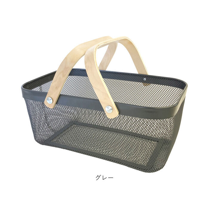BACKYARD FAMILY「アイアン バスケット 2ハンドル 通販 Linie リーニエ アイアンバスケット」|その他|