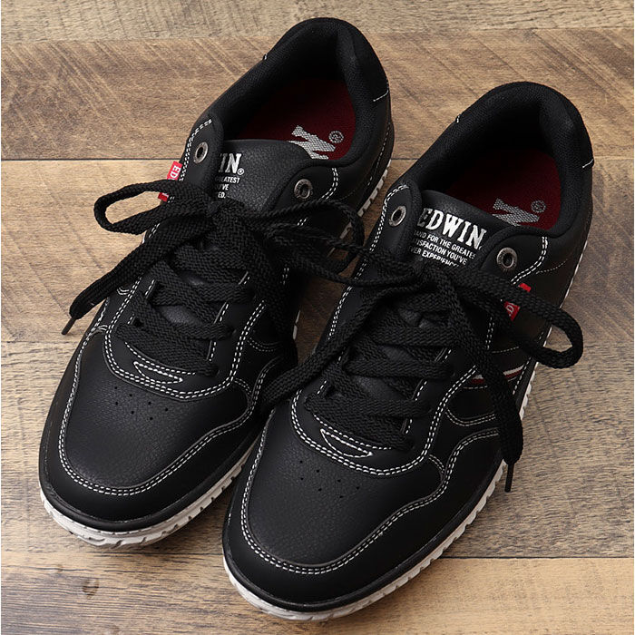 BACKYARD FAMILY「EDWIN スニーカー EDW7761 エドウィン 通販 メンズ ローカットスニーカー 軽量 幅広」|スリッポン|