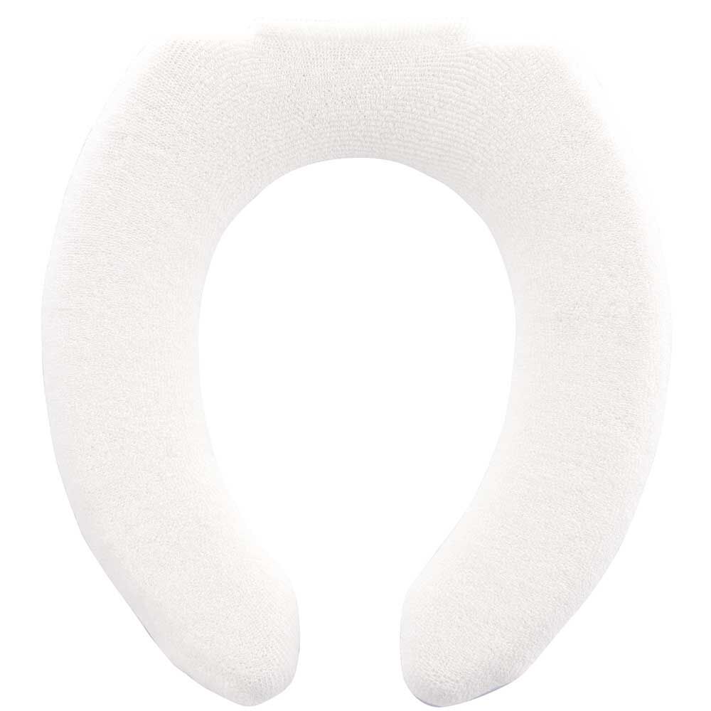 BACKYARD FAMILY「便座カバー U型 トイレカバー 通販 U型便座カバー トイレ便座カバー トイレ カバー 便座マット」|トイレタリー・ランドリーグッズ|ホワイト1