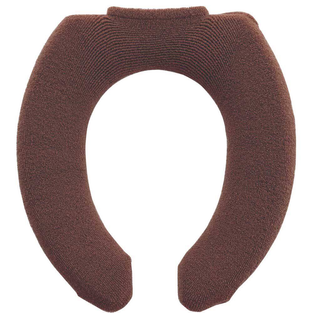 BACKYARD FAMILY「便座カバー U型 トイレカバー 通販 U型便座カバー トイレ便座カバー トイレ カバー 便座マット」|トイレタリー・ランドリーグッズ|ブラウン1