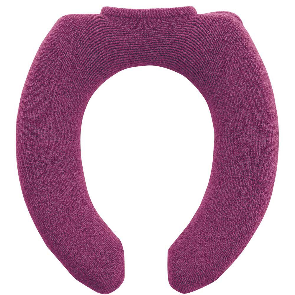 BACKYARD FAMILY「便座カバー U型 トイレカバー 通販 U型便座カバー トイレ便座カバー トイレ カバー 便座マット」|トイレタリー・ランドリーグッズ|パープル2