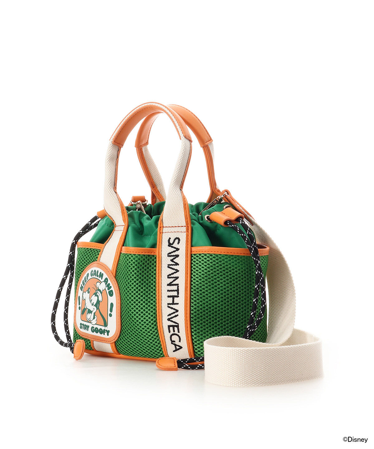 Samantha Vega「「ミッキーマウス＆フレンズ」ロゴテープハンドバッグ（グーフィー）」|ハンドバッグ|