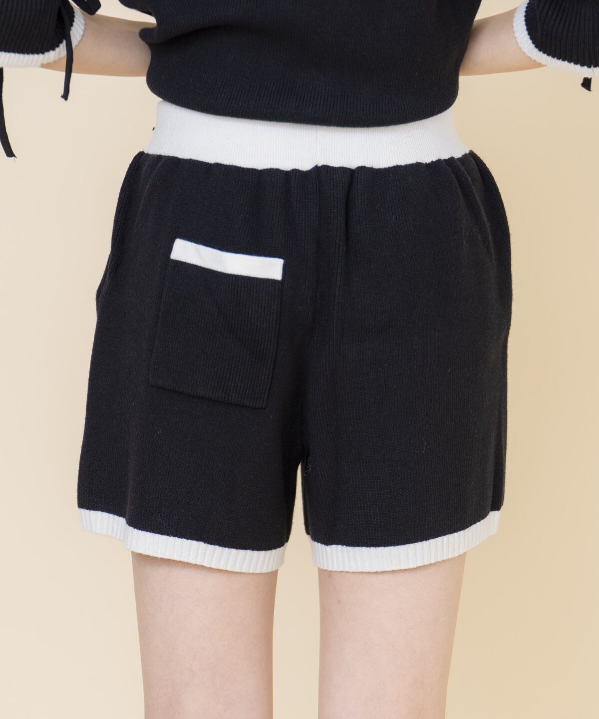 REDYAZEL「セーラーカラートップス&ショートパンツニットセットアップ」|ワンピース|