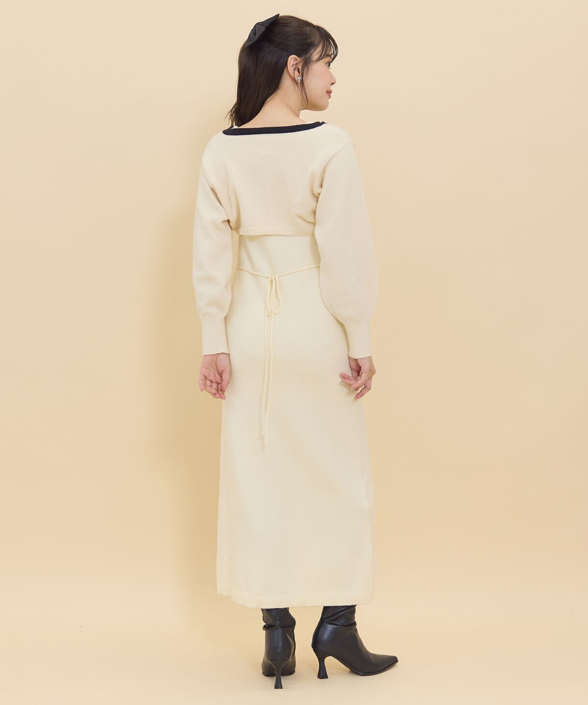REDYAZEL「ニットワンピース＆ボレロセット」|ワンピース|
