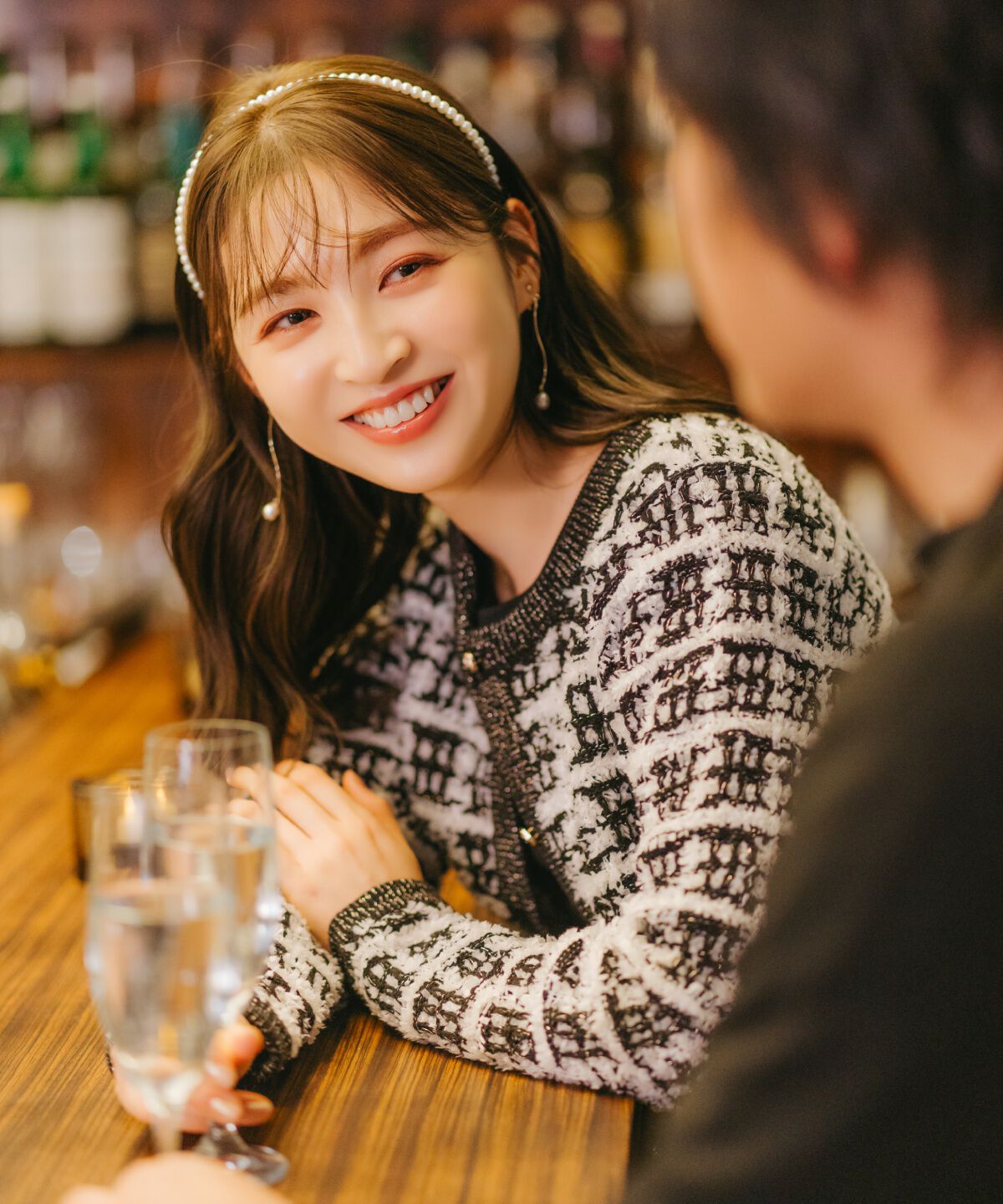 WILLSELECTION「ツイードジャケット&times;ニットワンピース」|ワンピース|