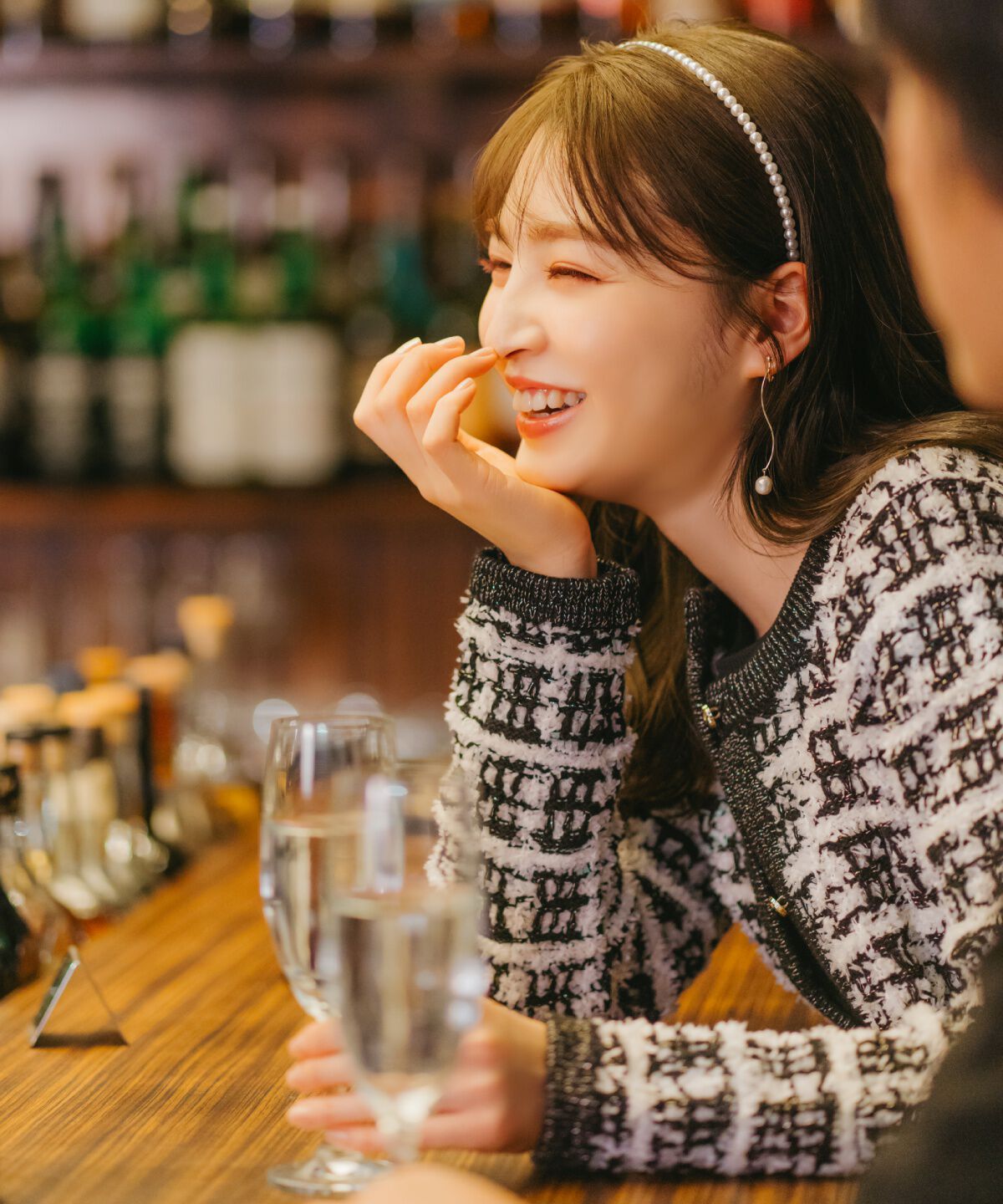 WILLSELECTION「ツイードジャケット&times;ニットワンピース」|ワンピース|