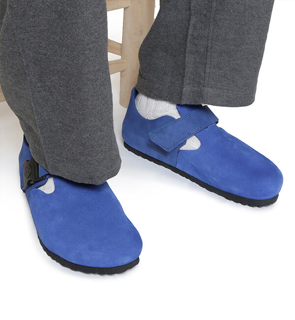 BIRKENSTOCK「【ビルケンシュトック】ロンドン/ウルトラブルー ヌバック スエード/シューズ メンズ レディース」|その他|