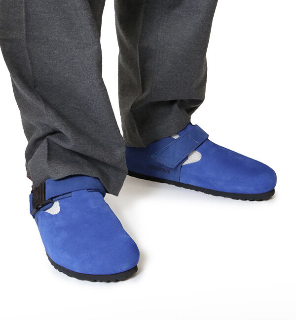 BIRKENSTOCK「【ビルケンシュトック】ロンドン/ウルトラブルー ヌバック スエード/シューズ メンズ レディース」|その他|