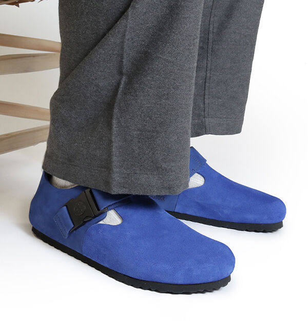 BIRKENSTOCK「【ビルケンシュトック】ロンドン/ウルトラブルー ヌバック スエード/シューズ メンズ レディース」|その他|