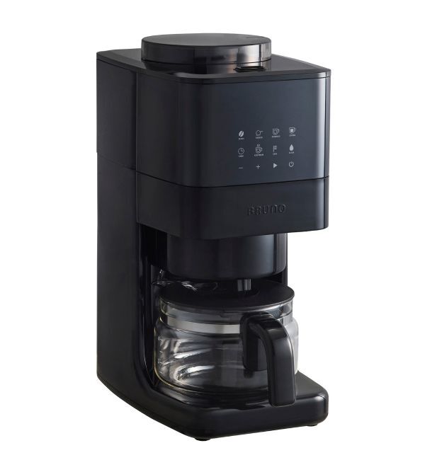 BRUNO「コーン式ミル付き全自動コーヒーメーカー」|電化製品|ブラック