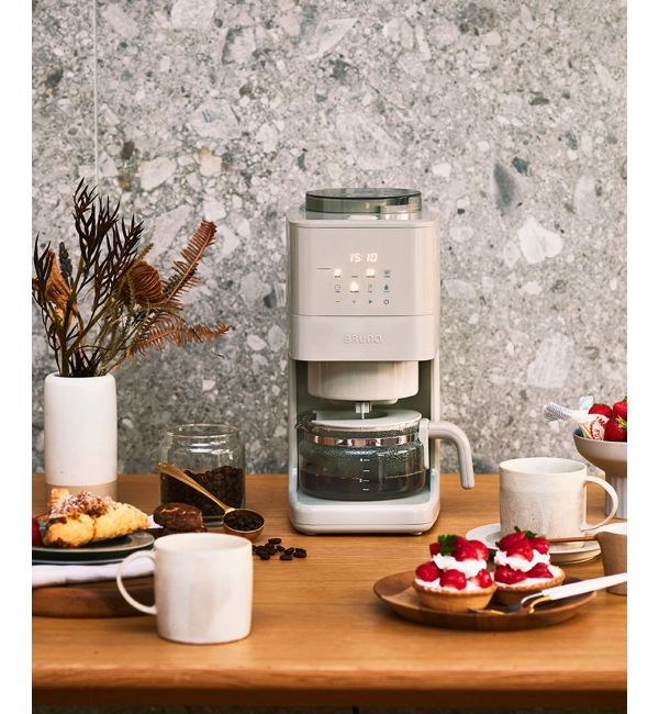 BRUNO「コーン式ミル付き全自動コーヒーメーカー」|電化製品|