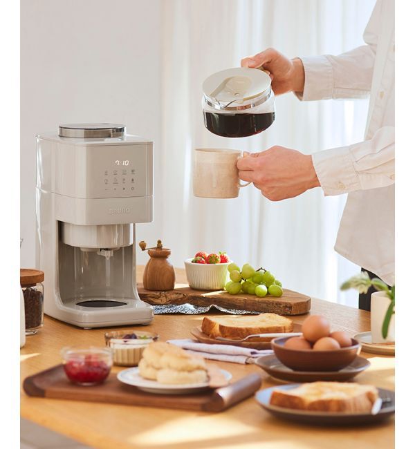 BRUNO「コーン式ミル付き全自動コーヒーメーカー」|電化製品|