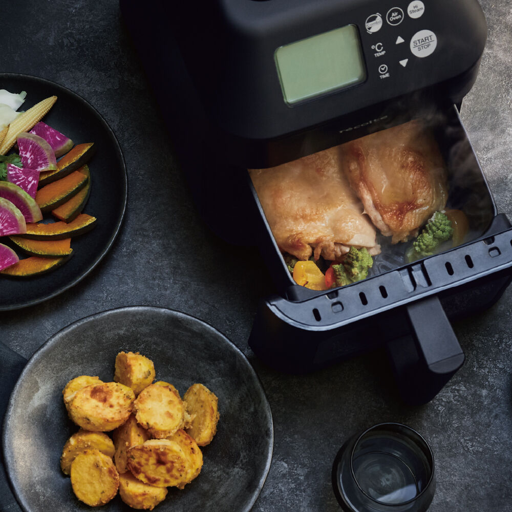 recolte「レコルト ハイスチームエアーオーブン　RAO-3」|食器・キッチングッズ|ナチュラルブラック