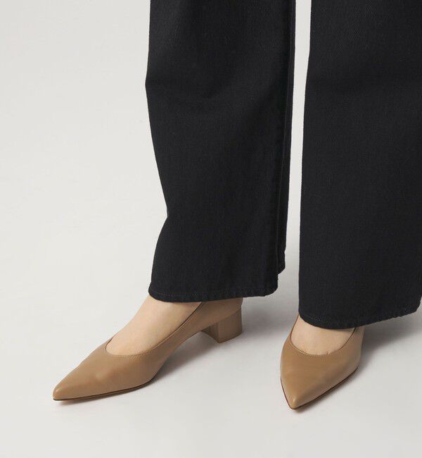 ODETTE E ODILE「ポインテッドブロックヒール パンプス35&darr;&uarr;」|パンプス|