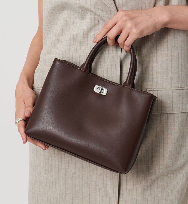 UNITED ARROWS「クラスプ スクエア ミニトートバッグ」|トートバッグ|