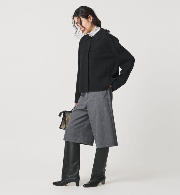 UNITED ARROWS「ミラノリブ ニット ジャケット」|カーディガン|