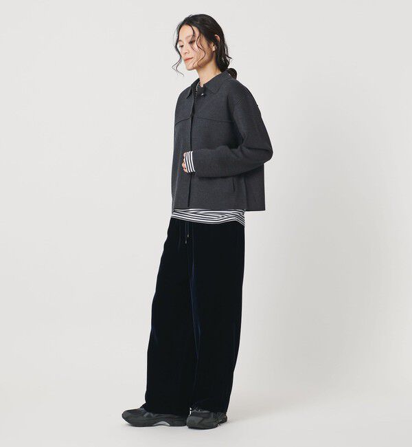 UNITED ARROWS「ミラノリブ ニット ジャケット」|カーディガン|