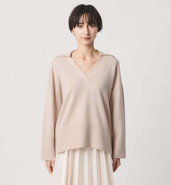 UNITED ARROWS「ウール スキッパーニット」|ニット・セーター|