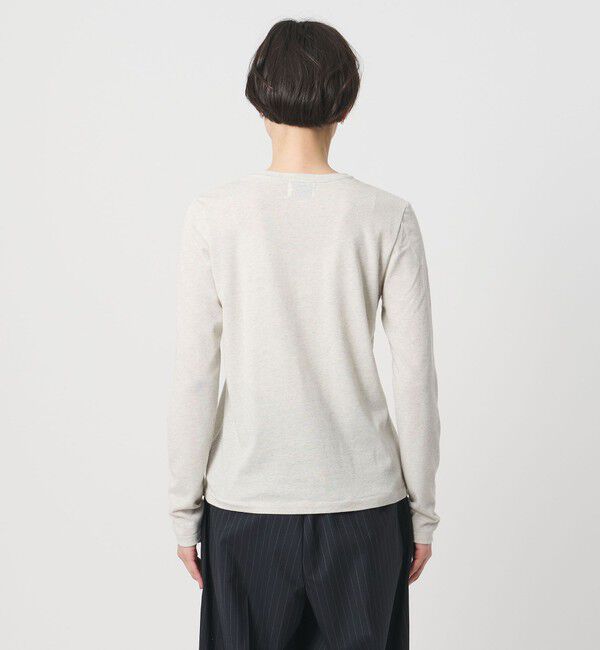 UNITED ARROWS「ラメ テンジク ロングスリーブ カットソー」|Tシャツ・カットソー|