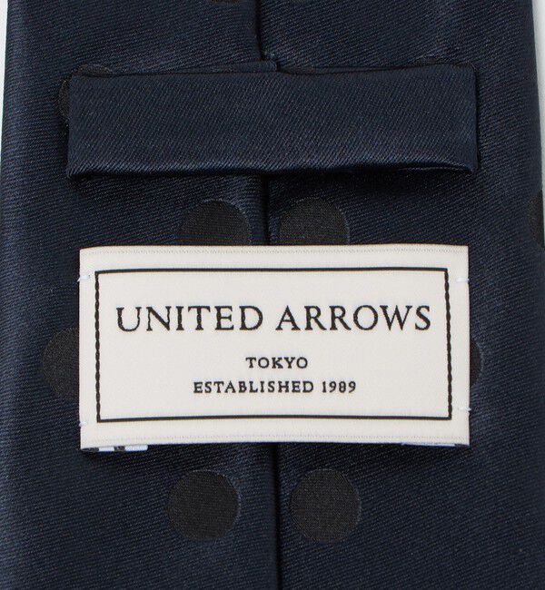 UNITED ARROWS「ネイビー ドット ネクタイ」|ネクタイ・蝶ネクタイ|