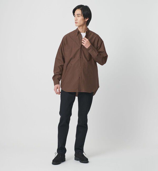 UNITED ARROWS「ヨネザワ シルクポプリン ボタンダウン シャツ「 SLOW &　」」|シャツ・ブラウス|