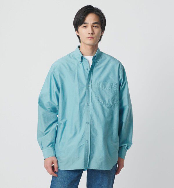 UNITED ARROWS「ヨネザワ シルクポプリン ボタンダウン シャツ「 SLOW &　」」|シャツ・ブラウス|