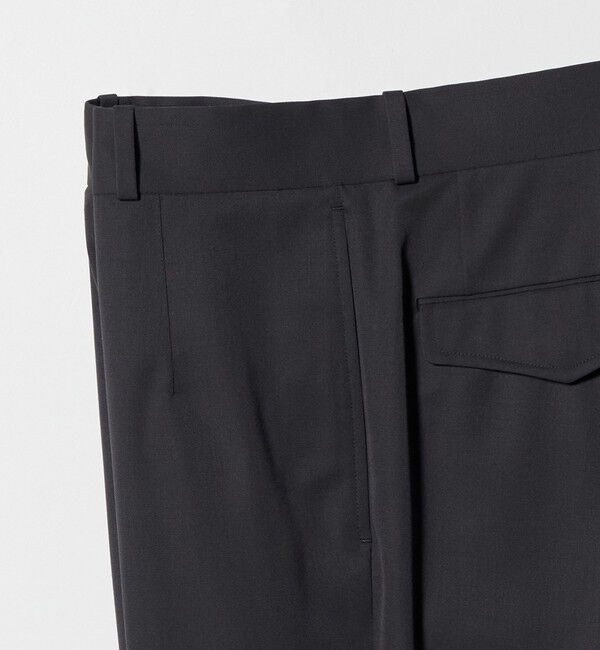 UNITED ARROWS「フォルムギャバジン モダン ストレート スラックス」|スラックス|