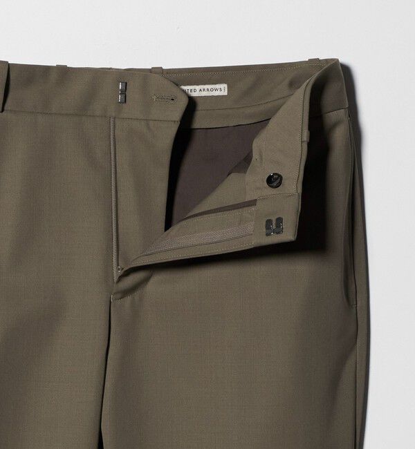 UNITED ARROWS「フォルムギャバジン モダン ストレート スラックス」|スラックス|