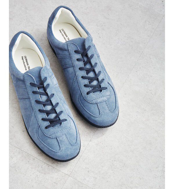 UNITED ARROWS green label relaxing「【別注】＜GERMAN TRAINeR＞GLR ジャーマントレーナー スエード スニーカー」|スニーカー|COBALT