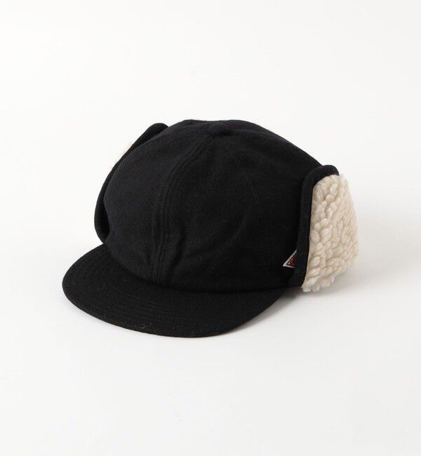 UNITED ARROWS green label relaxing「＜DANTON＞フライトボアキャップ / 帽子」|キャップ・キャスケット|BLACK