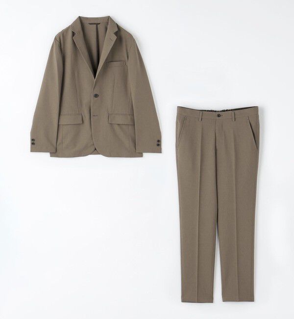 UNITED ARROWS green label relaxing「【WEB限定】JUST fit ドライPEスリムセットアップ ジャケット＆パンツ -吸水速乾・防シワ-」|テーラードジャケット|